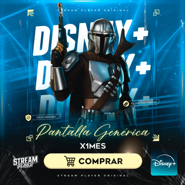 Pantalla Disney+ Estándar – 1 Mes (30 Días)